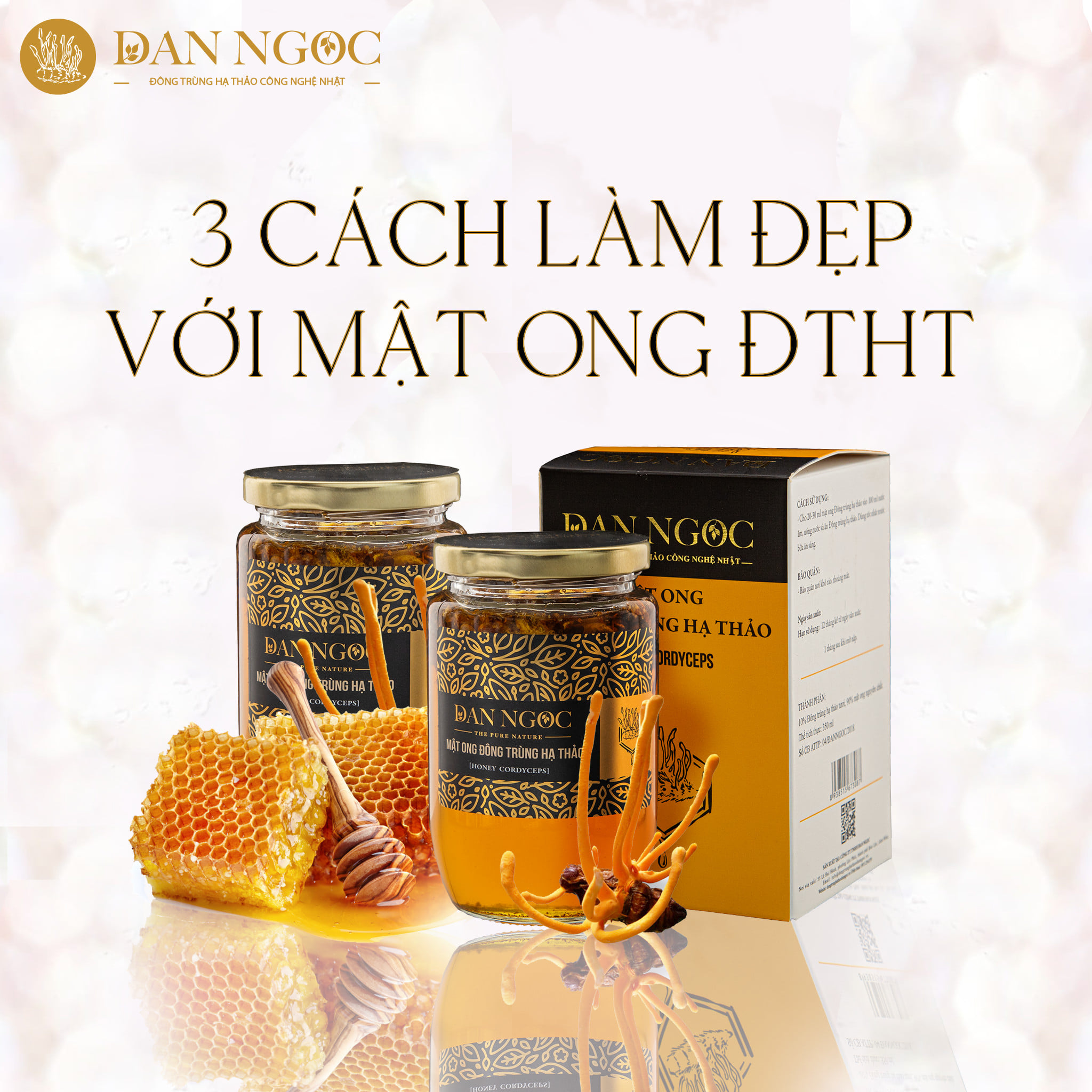Cách dùng mật ong đông trùng hạ thảo